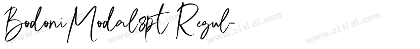BodoniModal8pt Regul字体转换 BodoniModal8pt Regul字体转换
